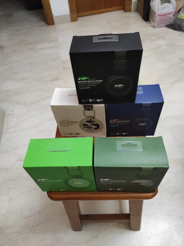 Auriculares Nia micro sd player radio FM