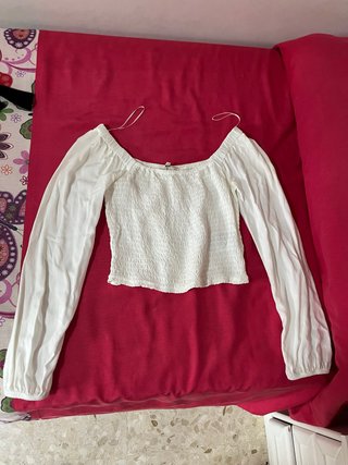 Camiseta Blanca Manga Larga