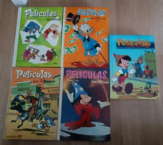 Libros "Películas Walt Disney". Precio unidad