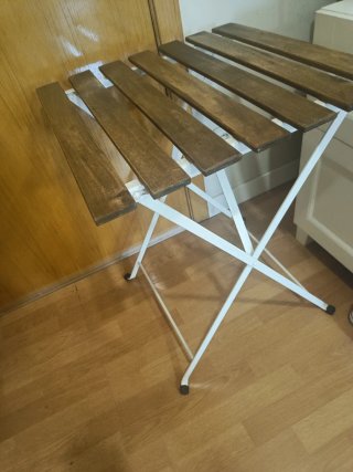 Mesa de terraza o jardín desmontable