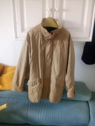 Chaquetón Yves Saint Laurent Beige