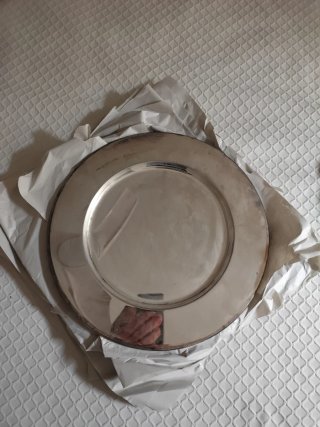 Set de 6 Salvaplatos Plateados
