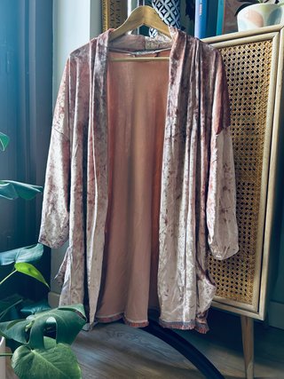 Kimono de Terciopelo Artesanal