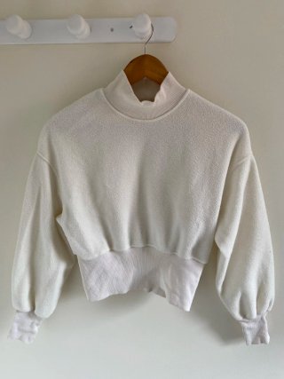 Sudadera efecto polar