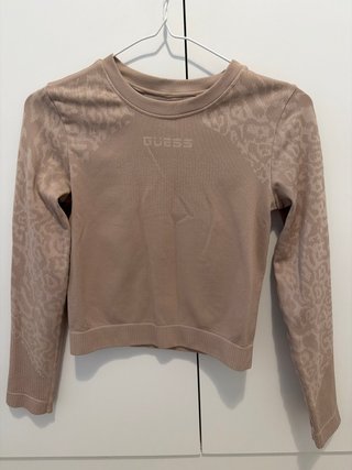 Blusa Guess Rosa Ajustada