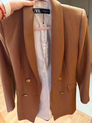 Americana Zara Marrón Talla S