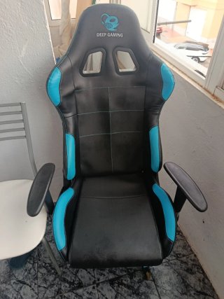 Silla Gaming Deep Gaming Negra y Azul