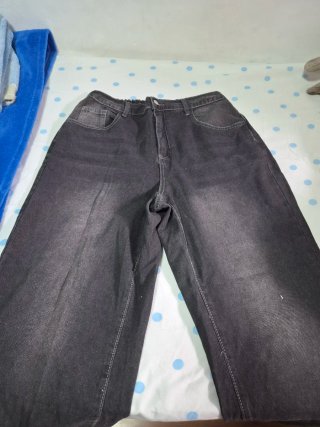 Vaqueros Baggy Gris Oscuro SHEIN