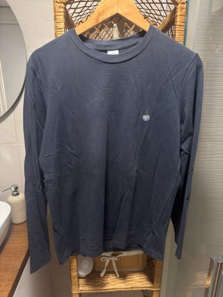 Camiseta Springfield Manga Larga Azul