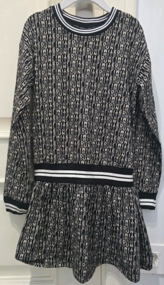 Vestido de Niña Manga Larga Estampado