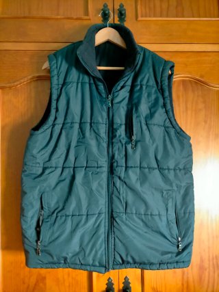 Chaleco Acolchado azul marino Talla XXL reversible