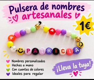 Pulsera Artesanal con Nombre Personalizado