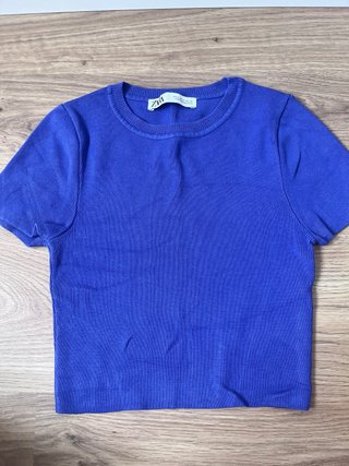 Camiseta Zara Morada Talla S