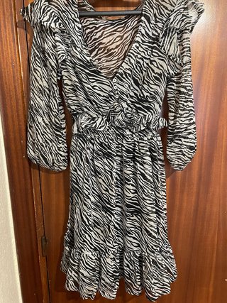 Vestido Estampado cebra