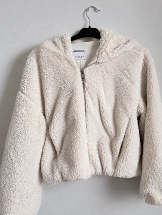 Chaqueta Bershka Blanca Talla S