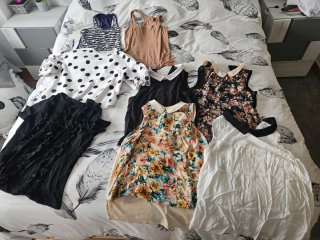 Pack de 8 blusas y camisetas variadas
