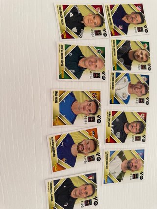 Lote de 9 Cromos Panini Liga