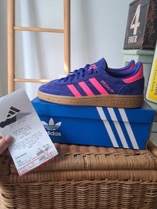 Zapatillas adidas Spezial Azul y Rosas originales