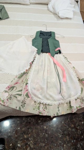 Traje de Fallera Huertana Niña 4 años