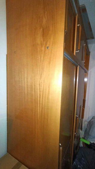 Armario de Madera con 3 Puertas Correderas