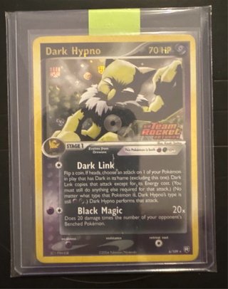 Dark Hypno Holo rare 6/109 Ex Team Rocket Returns