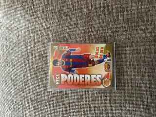 Cromo Messi Mega Poderes Botas de Oro