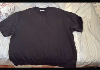 Camiseta Negra Zara Talla L