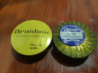 2 Cintas de Máquina de Escribir Braidink