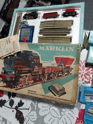 Tren Eléctrico Märklin Güterzug Vintage año 1970