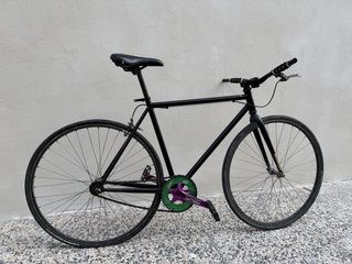 Bicicleta Fixie / Single Speed Negra