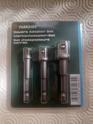 Set de Adaptadores Cuadrados Parkside