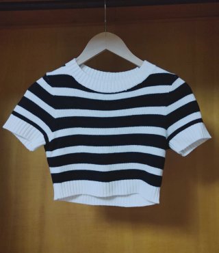 Jersey Manga Corta Rayas H&M