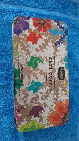 Caja Metálica Café Coffee