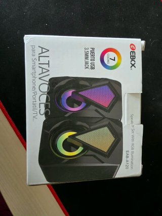 Altavoces Ebox EAB-A120 con Iluminación RGB