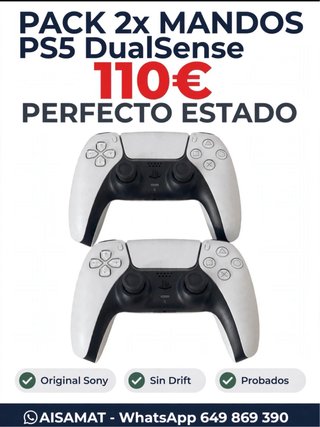 2 Mandos DualSense PS5 (PlayStation 5)