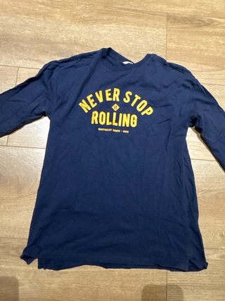 Camiseta Manga Larga Azul