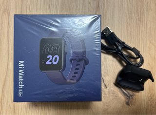 Caja Xiaomi Mi Watch Lite y Cargador