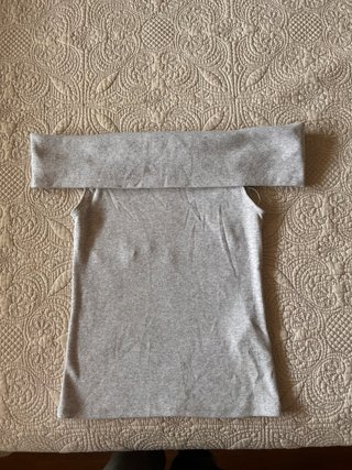 Camiseta Top Gris