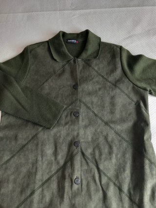 Cárdigan lana Verde mujer