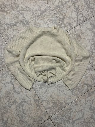 Suéter Vintage Crema Talla XS