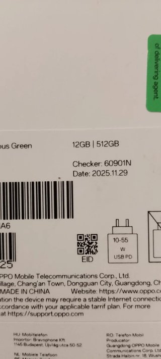 OPPO 12GB/512GB Luminous Green