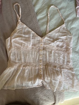 Blusa H&M Beige Talla M