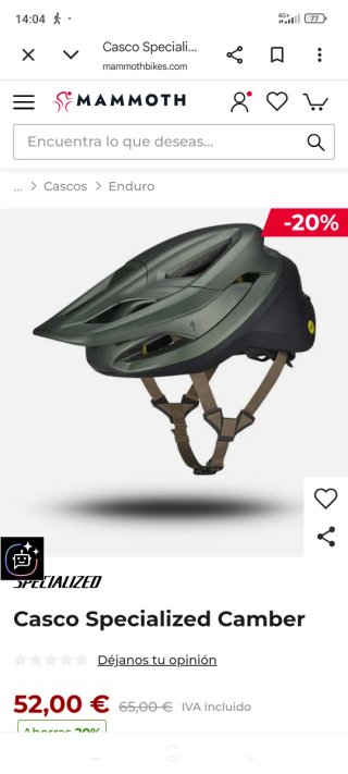Casco Specialized Camber Talla M