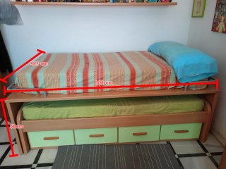 Dormitorio completo de ocasión