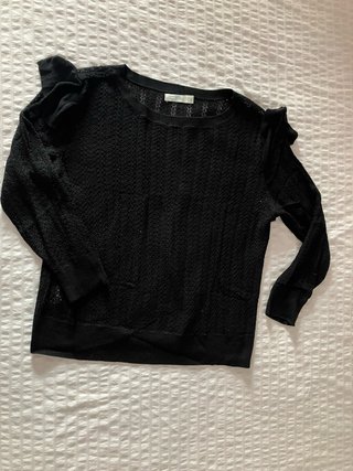 Jersey Negro Hug&Clau, talla ML