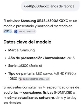 Televisión Samsung Curva 48 pulgadas