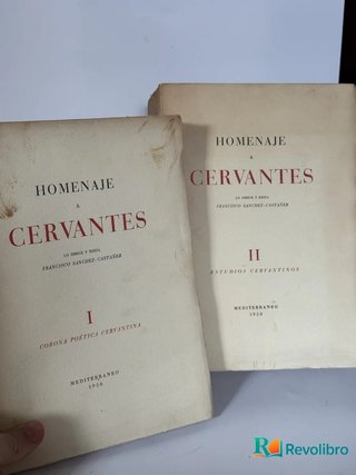 Lote Homenaje a Cervantes 2 tomos