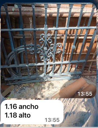 Reja de hierro forjado
