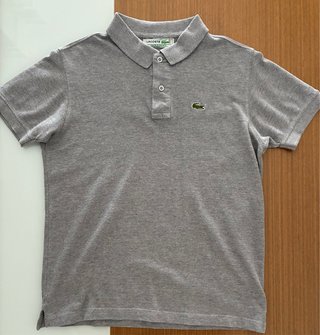 Polo Lacoste Slim Fit Gris