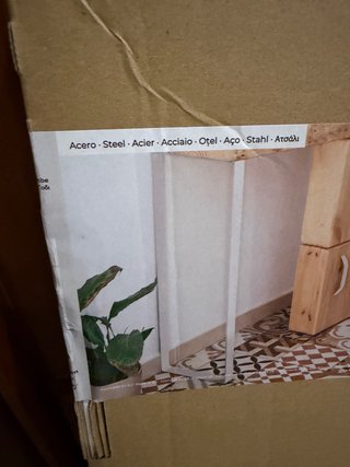 2 Patas de Mesa Altas Blancas (85 cm)